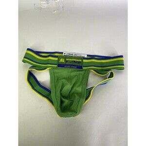 C-IN2 Scrimmage Jock Strap Mesh Underwear Clover Green Mens Size L